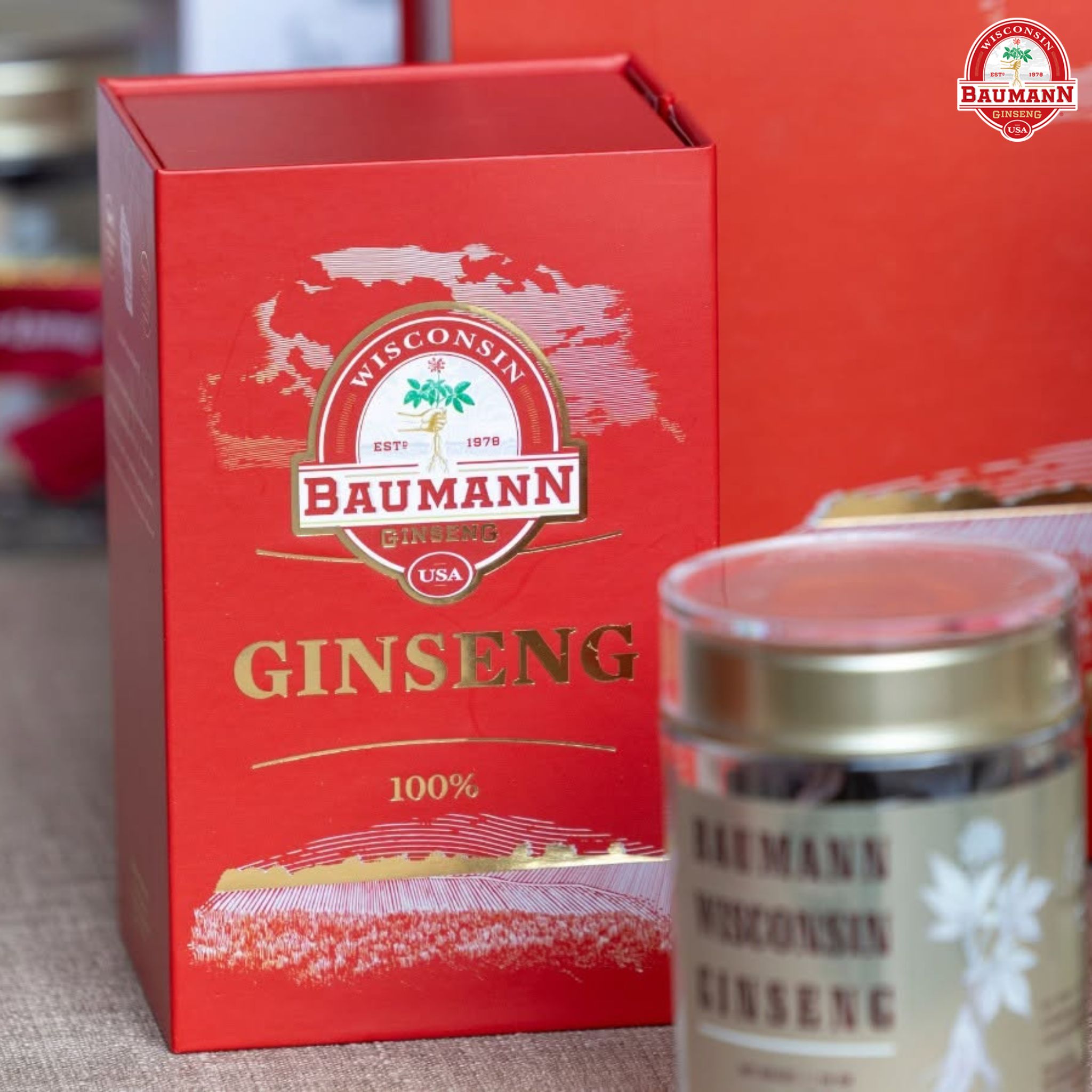 Viên Uống Nhân Sâm Mỹ Baumann Wisconsin
