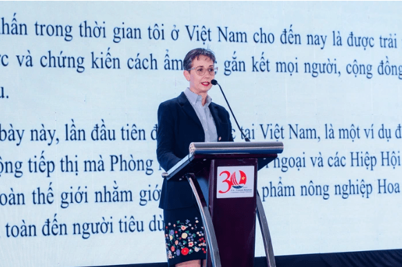 Carolee A. Williamson – Quyền Tổng Lãnh sự Hoa Kỳ tại TP.HCM phát biểu tại sự kiện