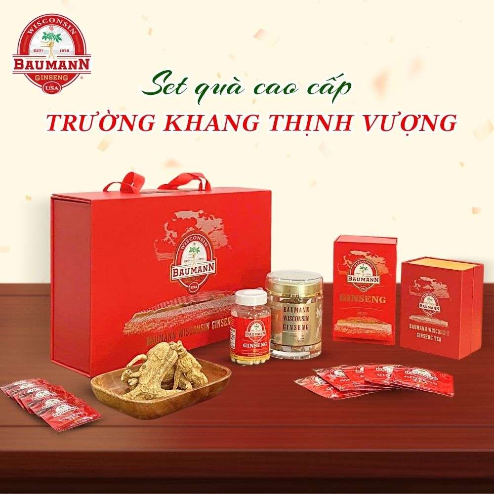 Set Quà Tặng Sức Khỏe Cao Cấp - Trường Khang Thịnh Vượng (Set 5)