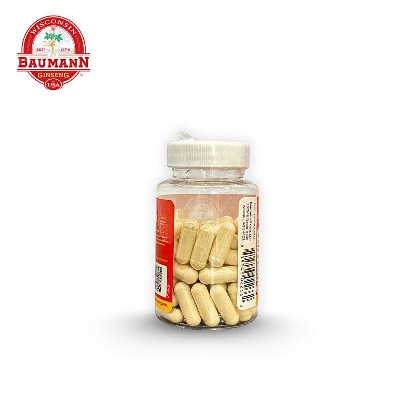 Viên Uống Nhân Sâm Mỹ Baumann Wisconsin 60 Viên