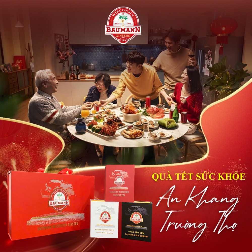 Quà Tết Tốt Cho Sức Khỏe Năm 2026 | Nhân Sâm Mỹ Baumann