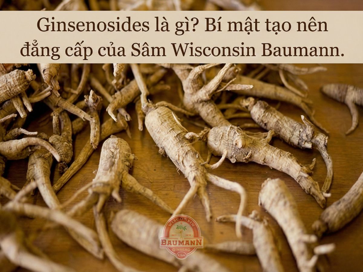 Ginsenosides là gì? Bí mật tạo nên đẳng cấp của Sâm Wisconsin Baumann.