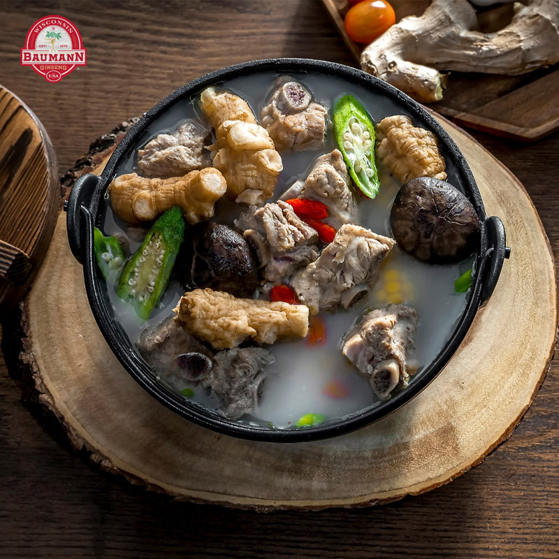 Canh Sâm Mỹ nấm thanh mát - Tốt cho tim mạch, đẹp da